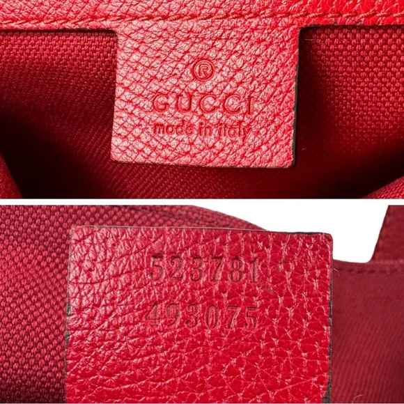 Gucci Sylie stripe tote bag large size - Picture 8 of 9